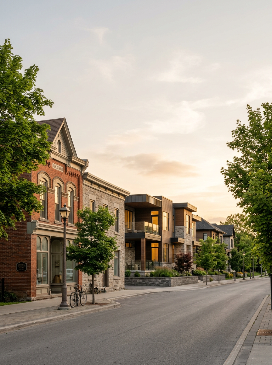 Carleton Place new construction streetscape