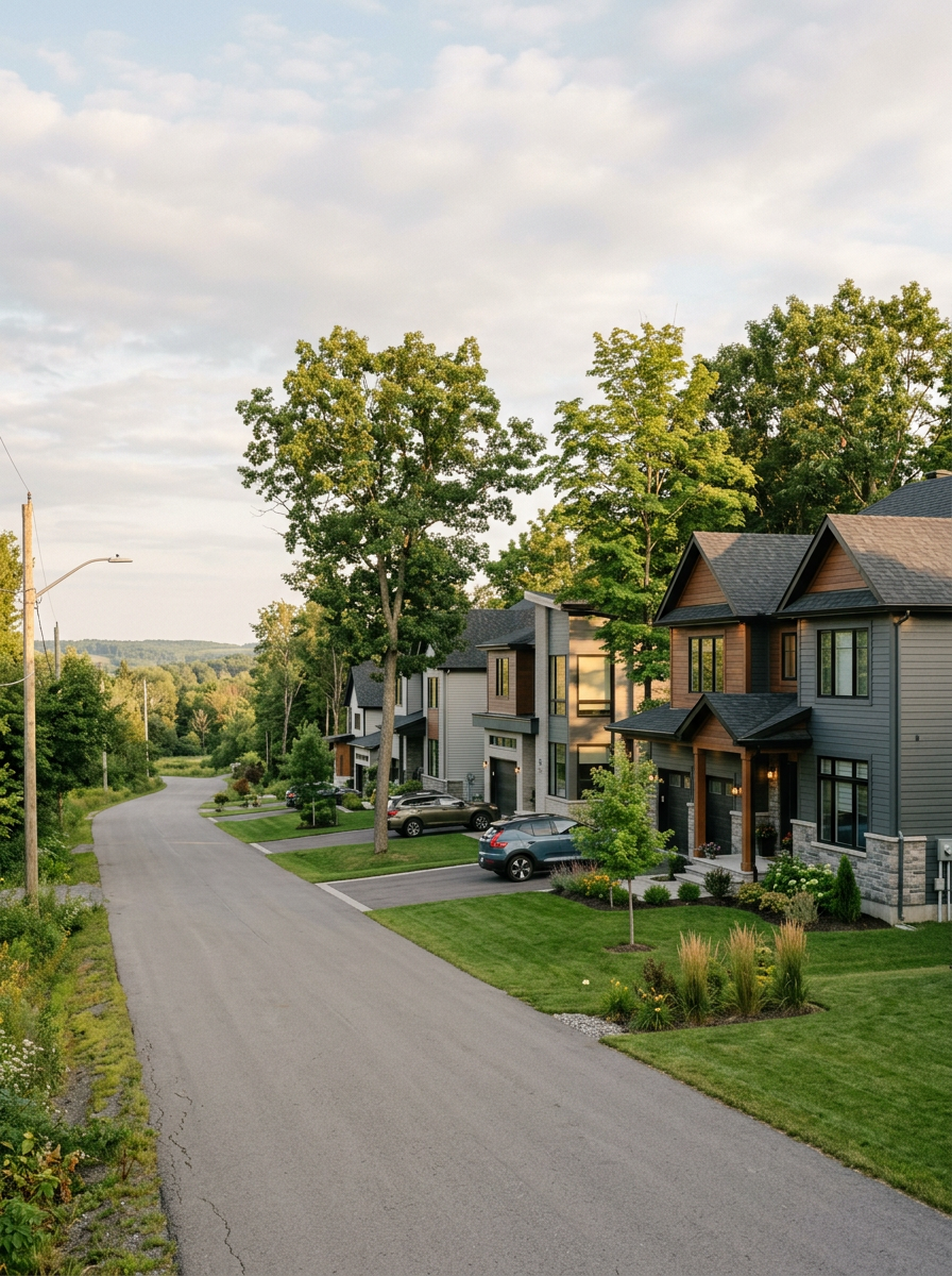 Rockland new construction streetscape